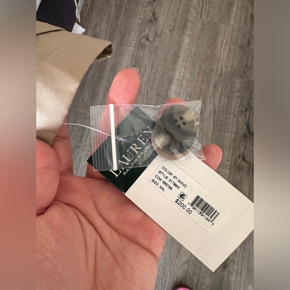 Ralph Lauren NWT sand color trenchcoat - Picture 6 of 13